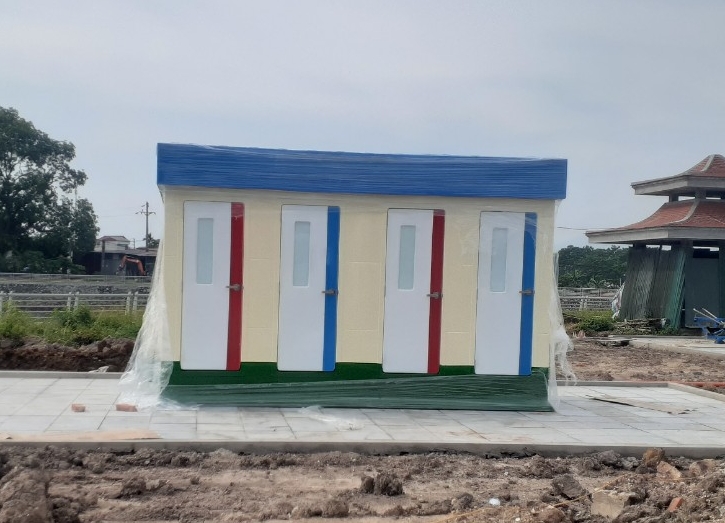 Nhà vệ sinh công cộng đúc bằng composite cao cấp